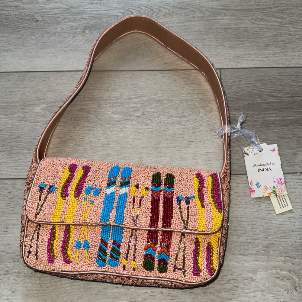 NWT Beaded Ski Bag
